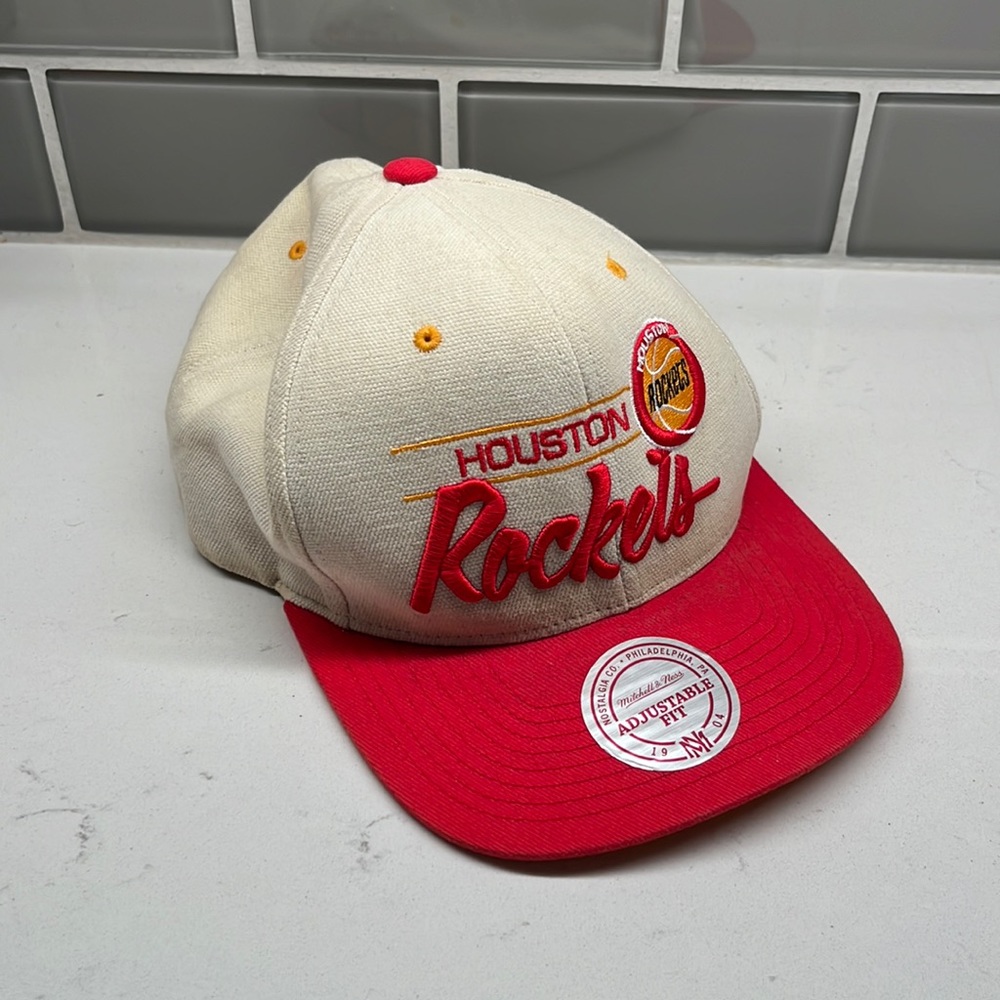 Houston Rockets Adjustable Fit Cap Mitchell & Ness